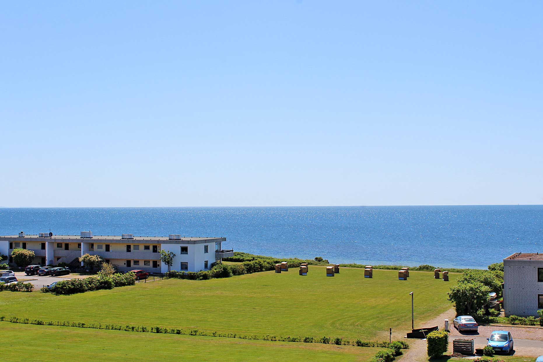 Ankerplatz Ausblick auf die Ostsee